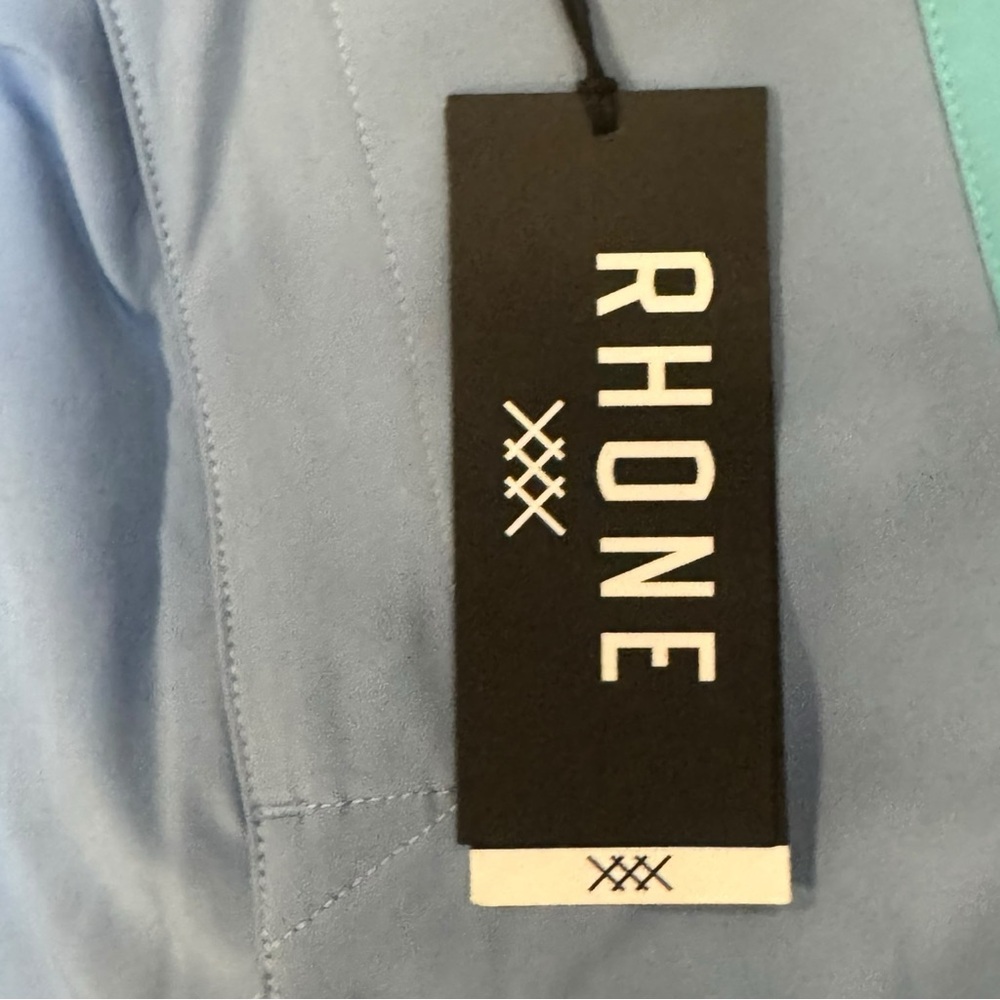 Rhone NWT Barrier Swim Trunks Board Shorts Zip Fly Surfer Sz S Lined Blue - Picture 9 of 11